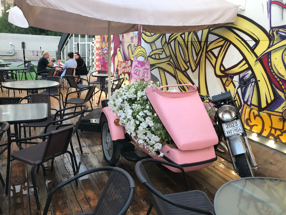 фото автора. Обратите внимание на номер мотоцикла