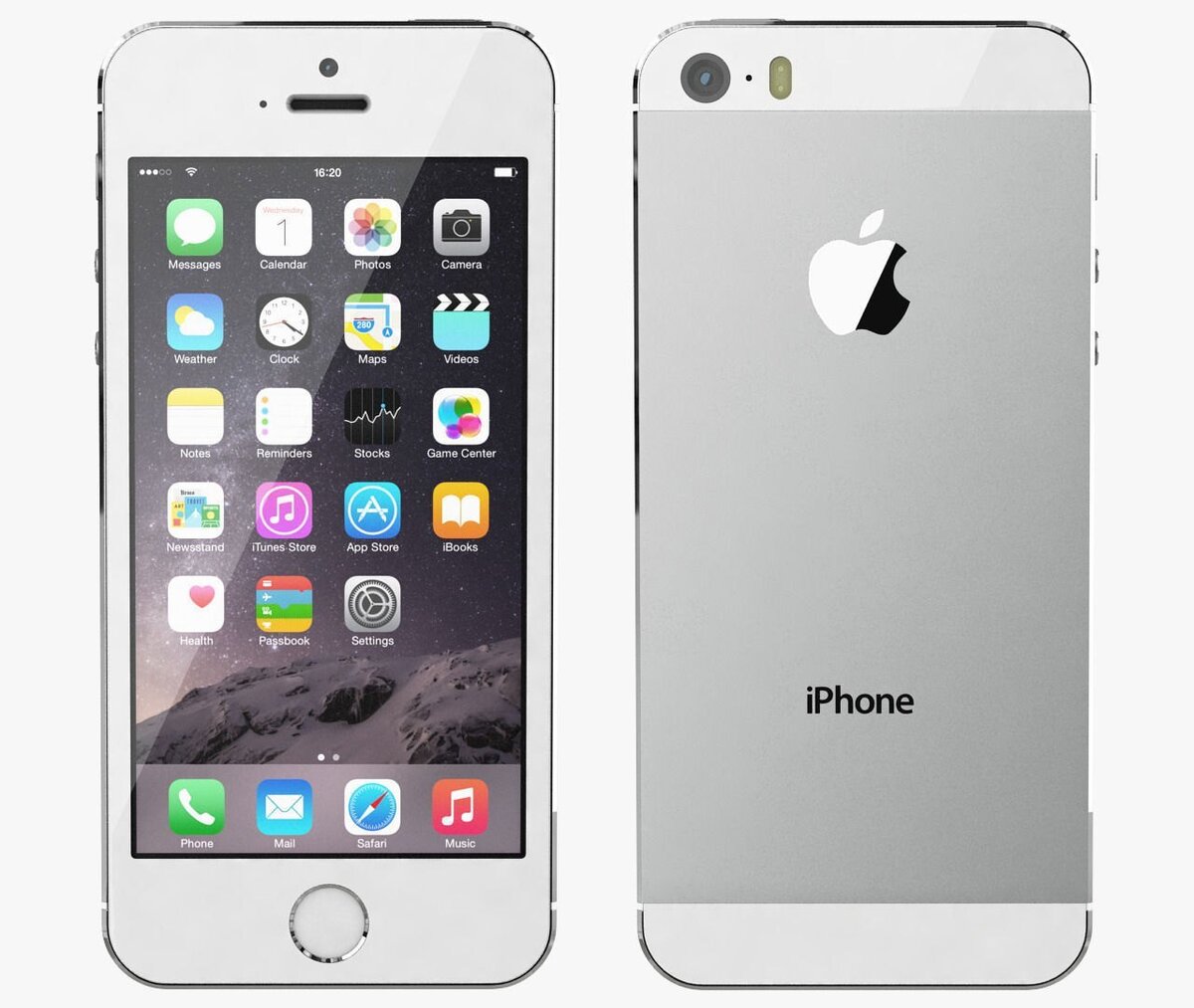 У меня был IPhone 5s на 16 гигабайт, в серебряном цвете. 