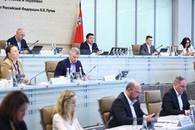    Совещание Губернатора Московской области Андрея Воробьева с руководящим составом правительства Московской области и главами городских округов © Антон Чернов, «Подмосковье Сегодня»