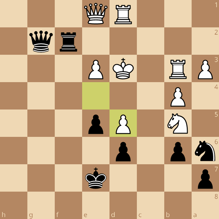 Ход чёрных. Мат в 4 хода