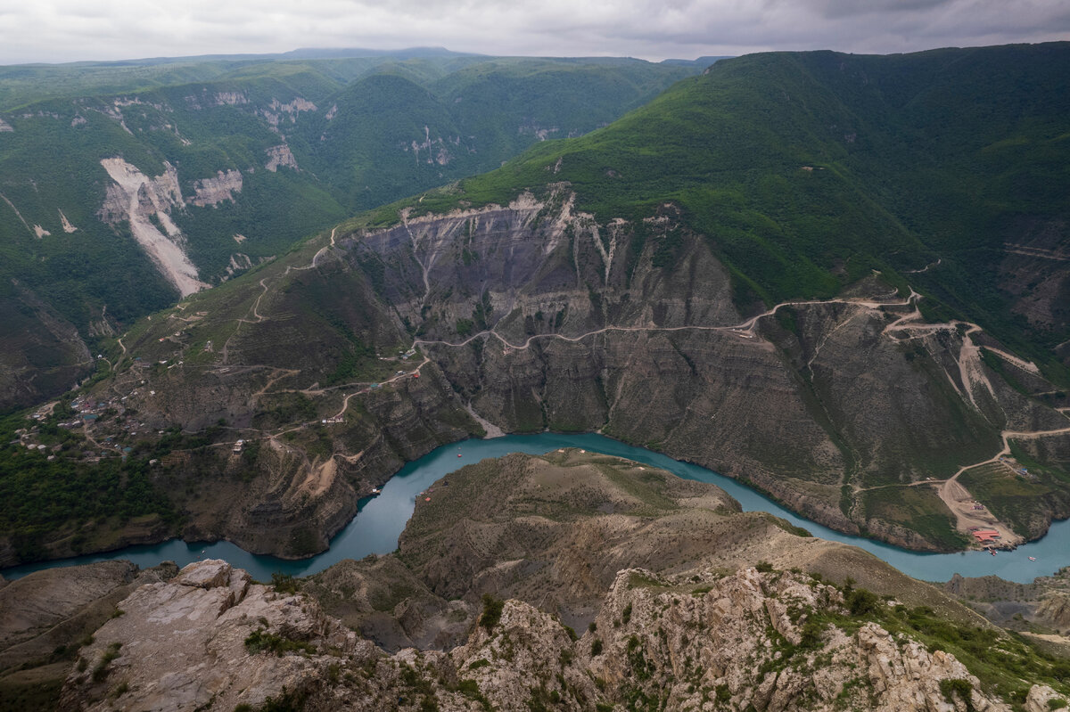 Сулакский каньон водохранилище