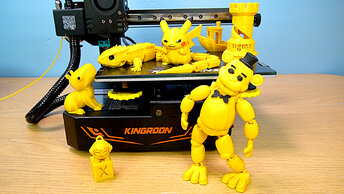 Golden Freddy FNAF Pikachu Capibara на 3д Принтере Kingroon KP3S PRO