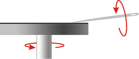 Заточка иглы для прокалывания микроотверстия.