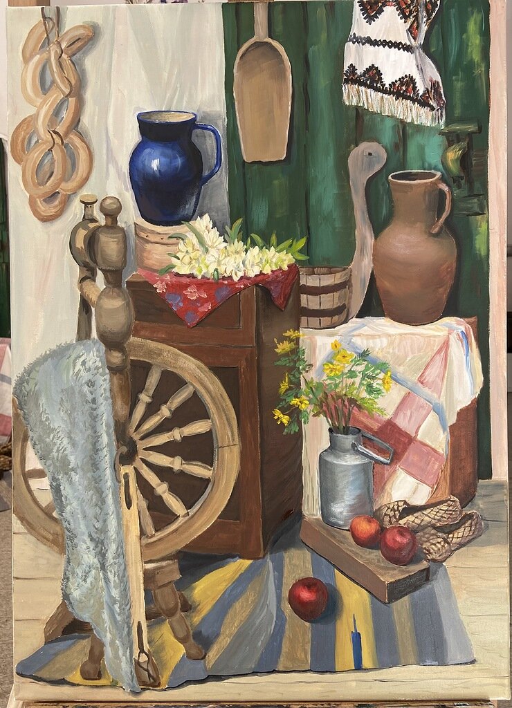 Верещагина Жанна - Деревенский натюрморт