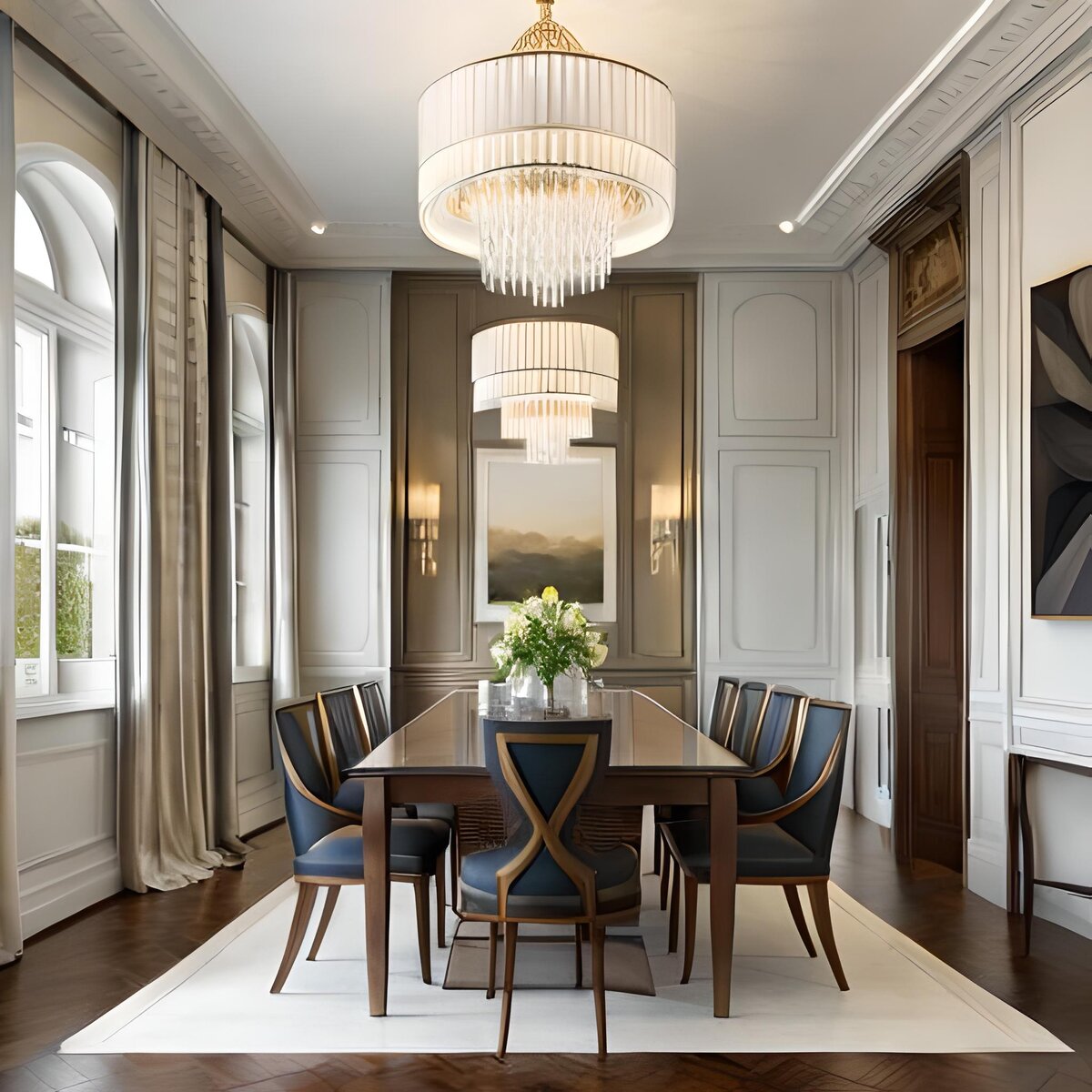 Столовая комната в частном доме