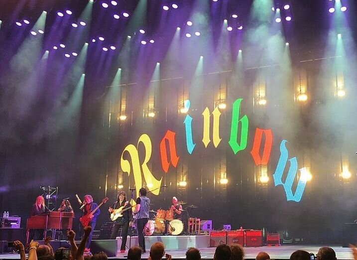 Группа Ritchie Blackmore's Rainbow на одном из своих концертов несколько лет назад