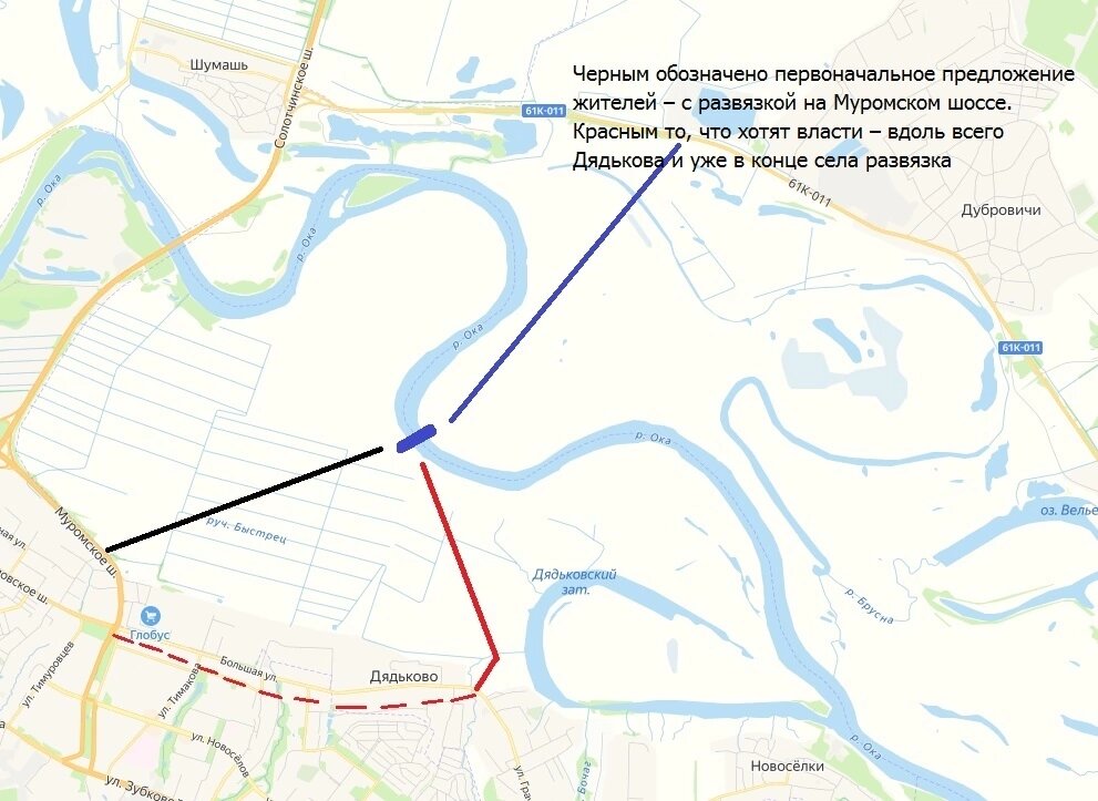 Новый мост через оку в рязани схема