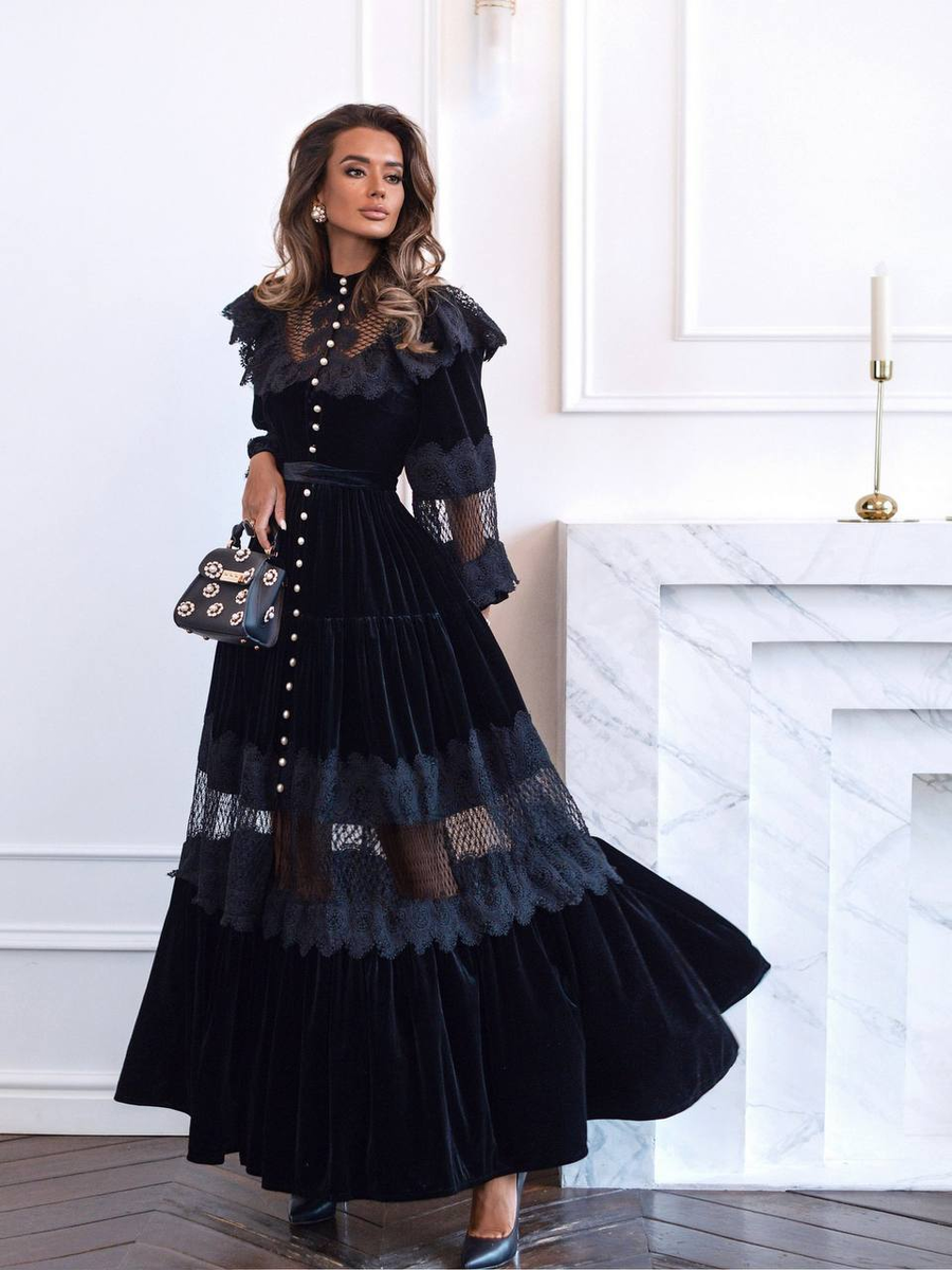 Волшебные кружевные платья всегда привлекают внимание, поскольку придают невероятную женственность и красоту.-22