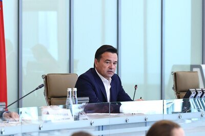    Совещание Губернатора Московской области Андрея Воробьева с руководящим составом правительства Московской области и главами городских округов © Антон Чернов, «Подмосковье Сегодня»