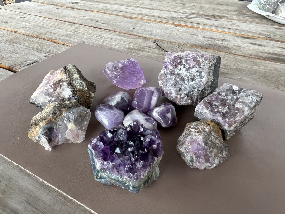 Образцы аметиста из моей коллекции.