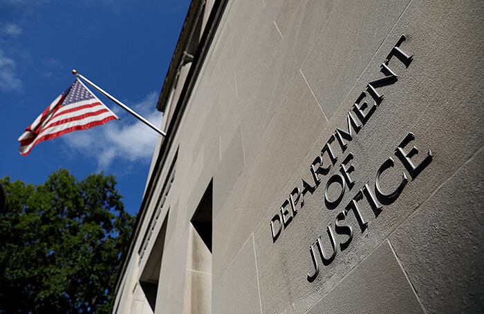    Штаб-квартира Министерства юстиции США в Вашингтоне.Andrew Kelly/Reuters