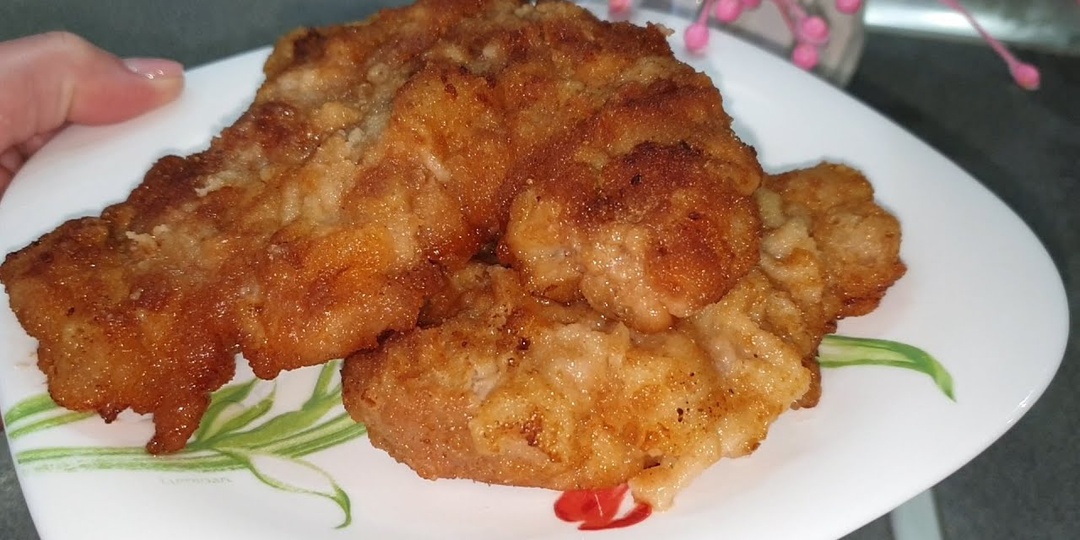 Как я готовлю сочный и вкусный шницель - всё просто - рецепт