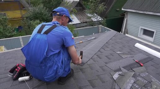 Монтаж кровли на даче народной артистки РФ Нины Николаевны Усатовой ...