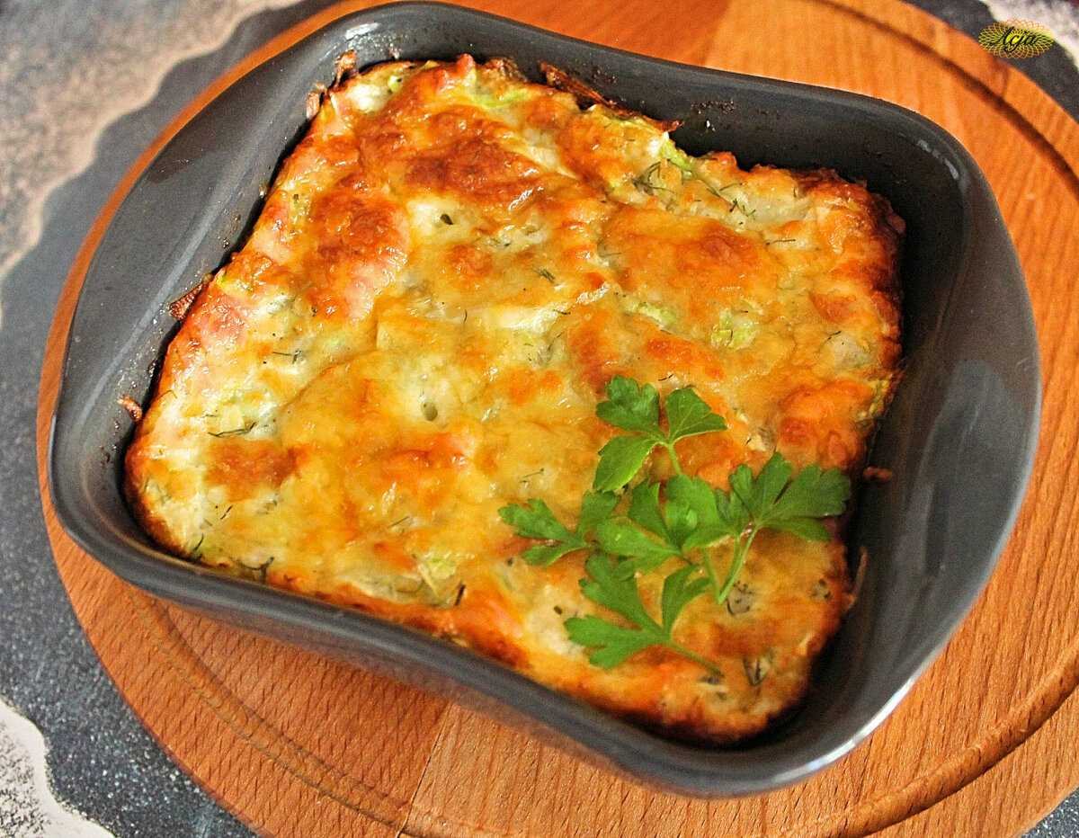 Овощная запеканка с кабачками