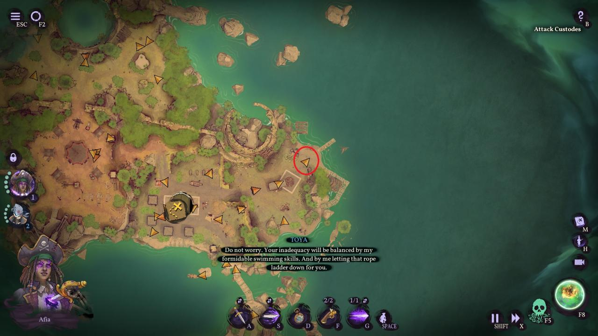 ✅Этот гайд по игре Shadow Gambit: The Cursed Crew поможет вам найти всех разработчиков на разных картах. При игре вам следует нажать «h», чтобы выделить врагов и видеть их имена.-3