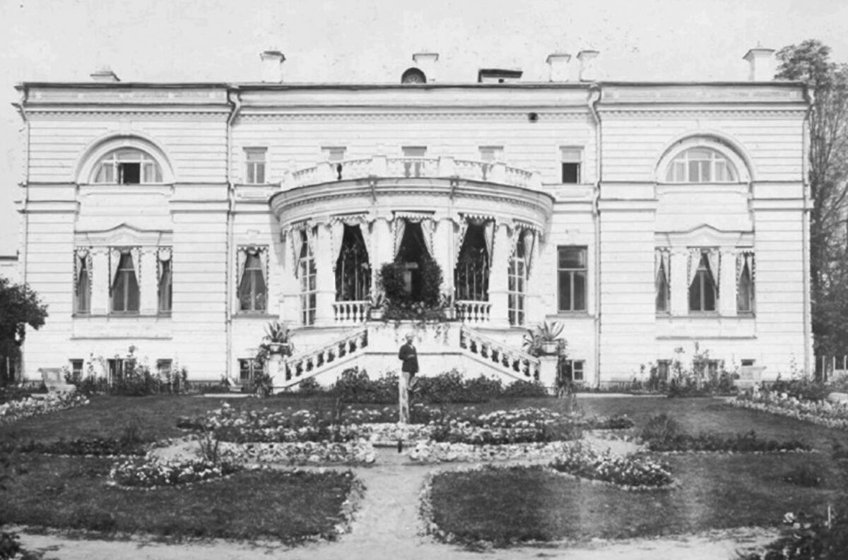 Дом-усадьба Бахметьевых-Оболенских . 1900 год. Фото из открытых источников.