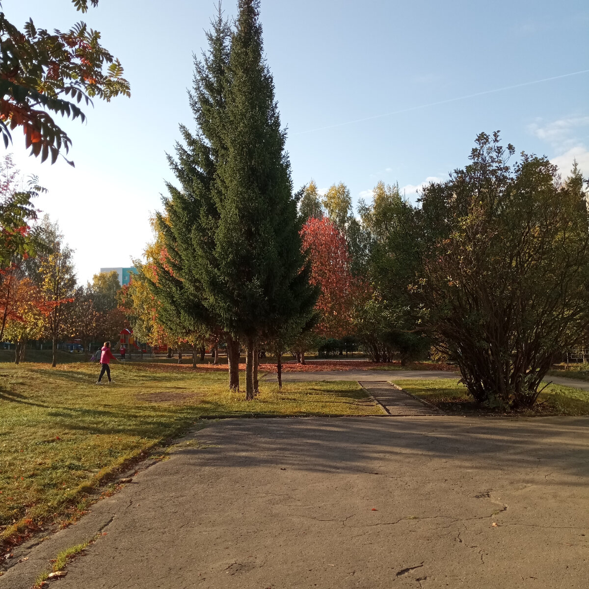 Утро, сентябрь в городе