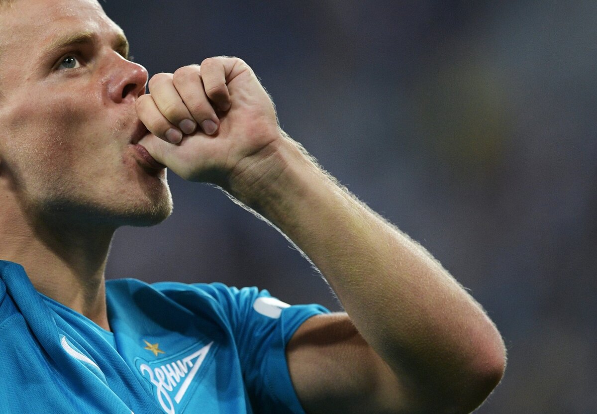 Лидер «Зенита» Александр Кокорин оригинально празднует голы