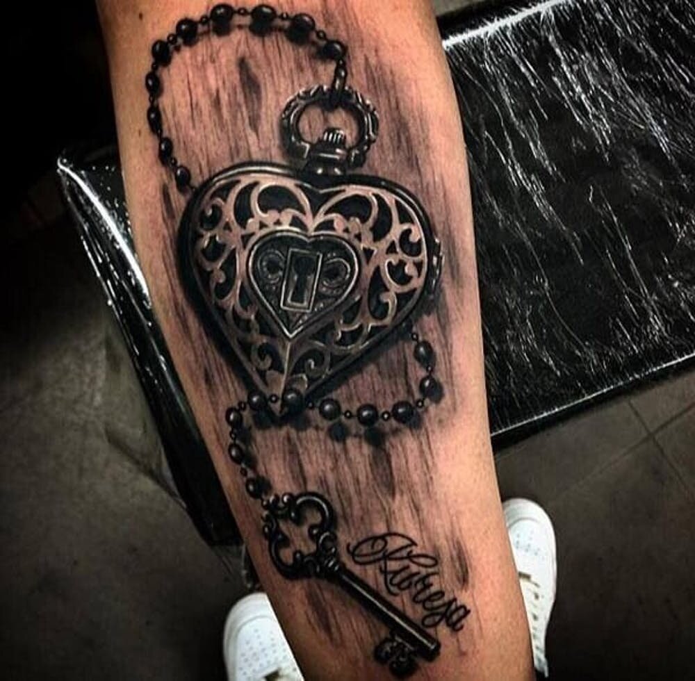 10 прекрасных татуировок с замками и ключами | Tattoo | Татуировки | Дзен