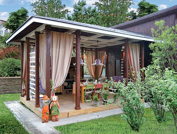 Уютные беседки для семейного отдыха. Hack Garden.