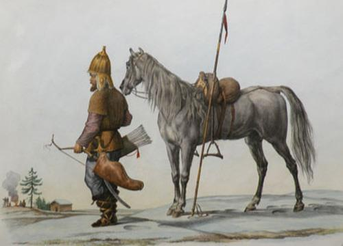 Башкир, 1811 г. Литография