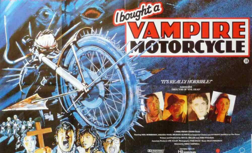 "I Bought a Vampire Motorcycle" - фильм ужасов, чёрная комедия 1990 года с Нейлом Морриси и Амандой Ноар в главных ролях.