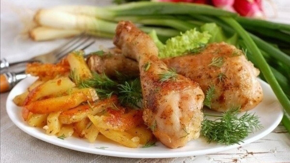 Курица с картошкой в мультиварке: рецепты с фото