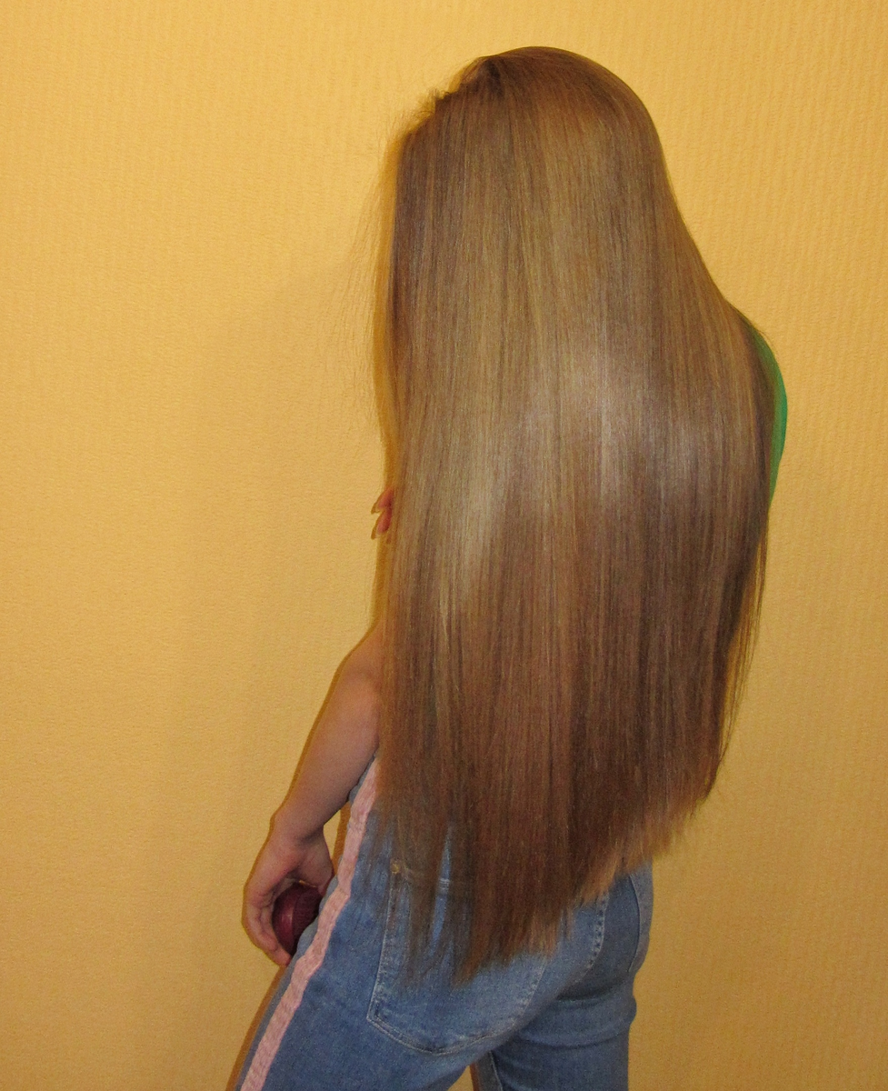 Мои волосы сейчас  при постоянном использовании проф. масок Kaaral без силиконов.