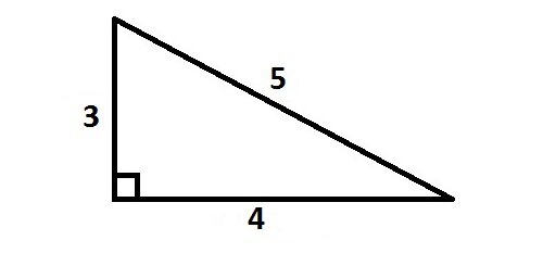 Прямоугольный треугольник чертеж