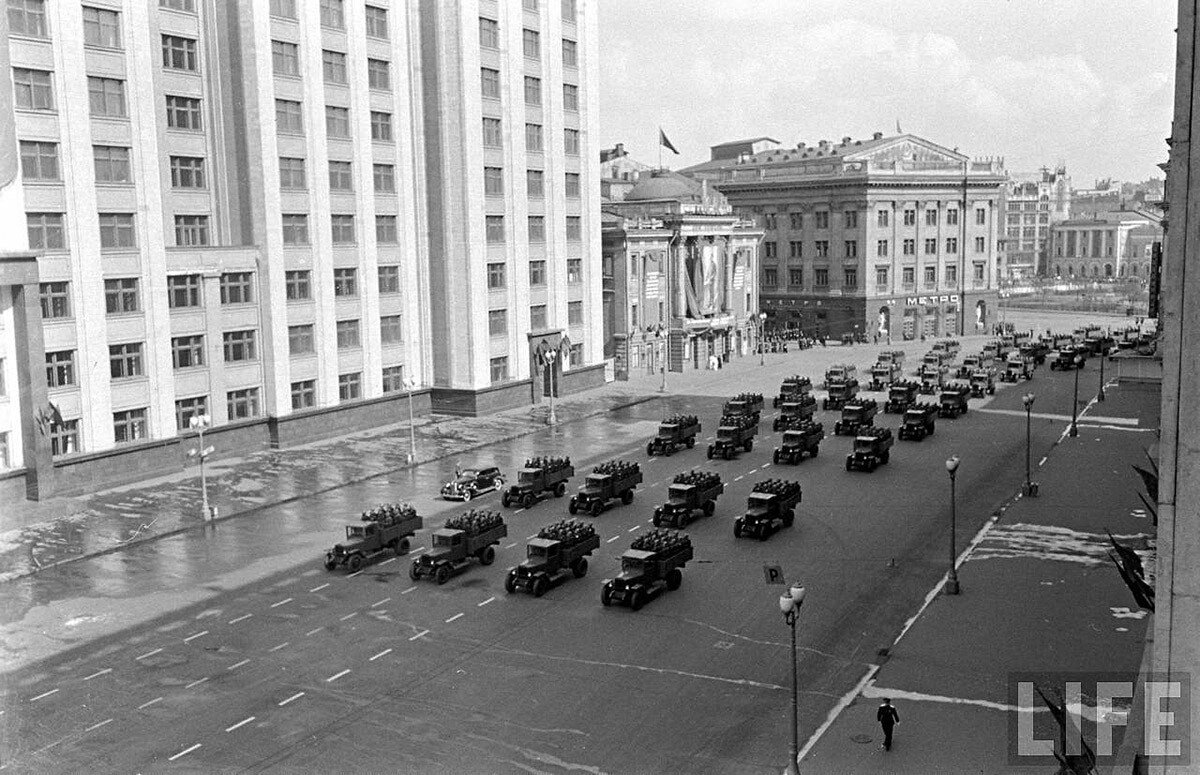 Послевоенная москва фото