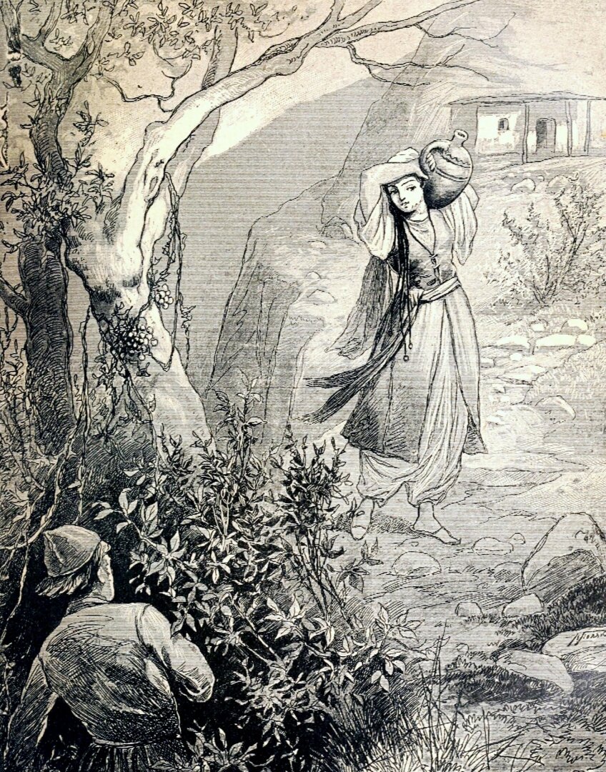 В. А. Поляков. Иллюстрация к поэме М Ю Лермонтова.regnum.ru