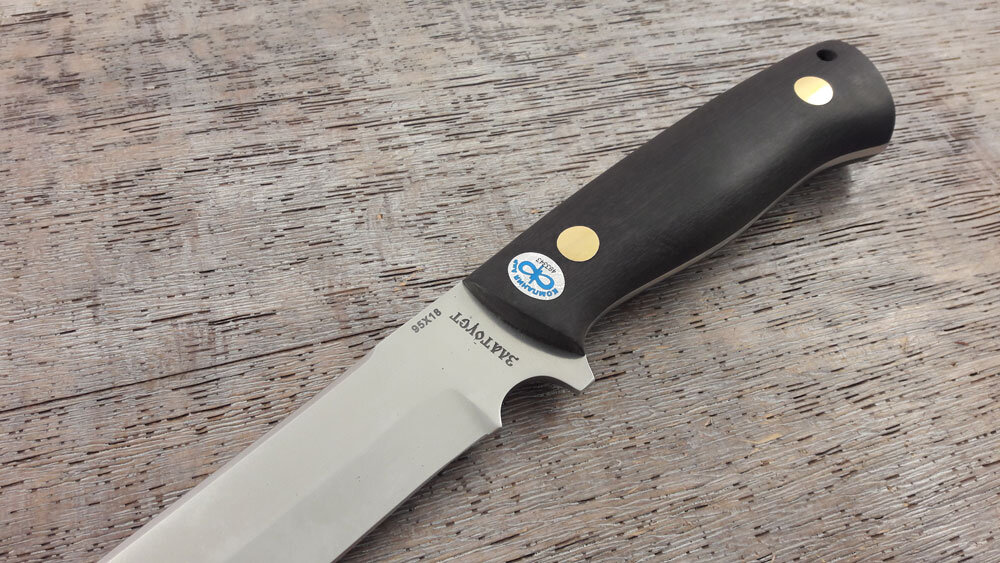 На фото нож «Шериф» с клинком из 95Х18.