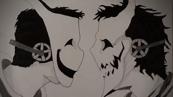 Моя старая срисовка, да, криво и коряво но пусть будет тут для затравки истории))