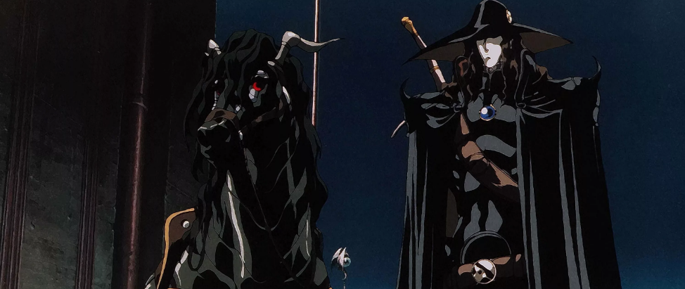 Кадр из аниме Vampire Hunter D