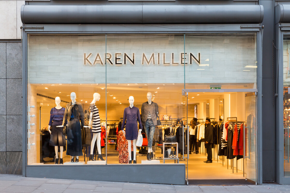 Один из бутиков в Англии.