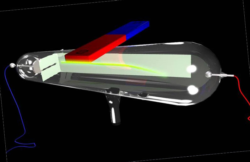 Влияние магнита на катодный луч