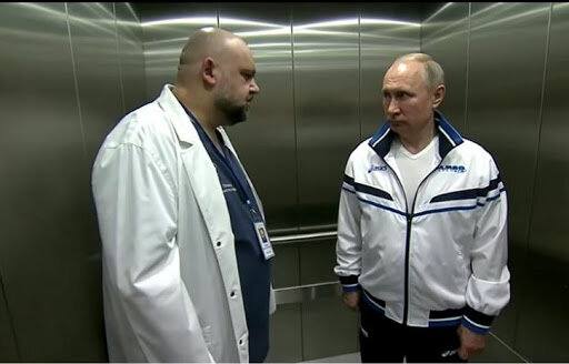 главврач Проценко и президент едут в лифте и дышат друг другу в лицо