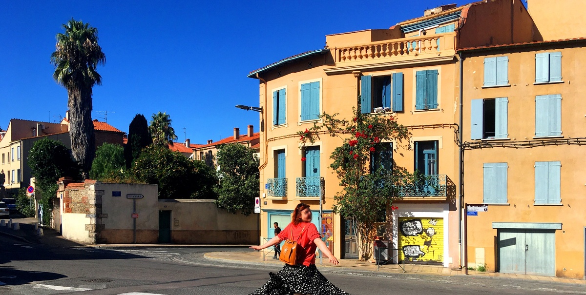 Одна из улиц Перпиньяна.