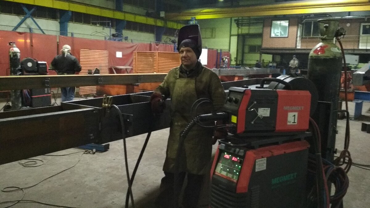 Варим балки.