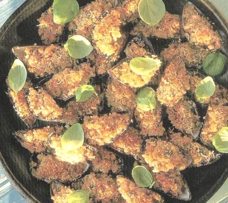 Жареные мидии