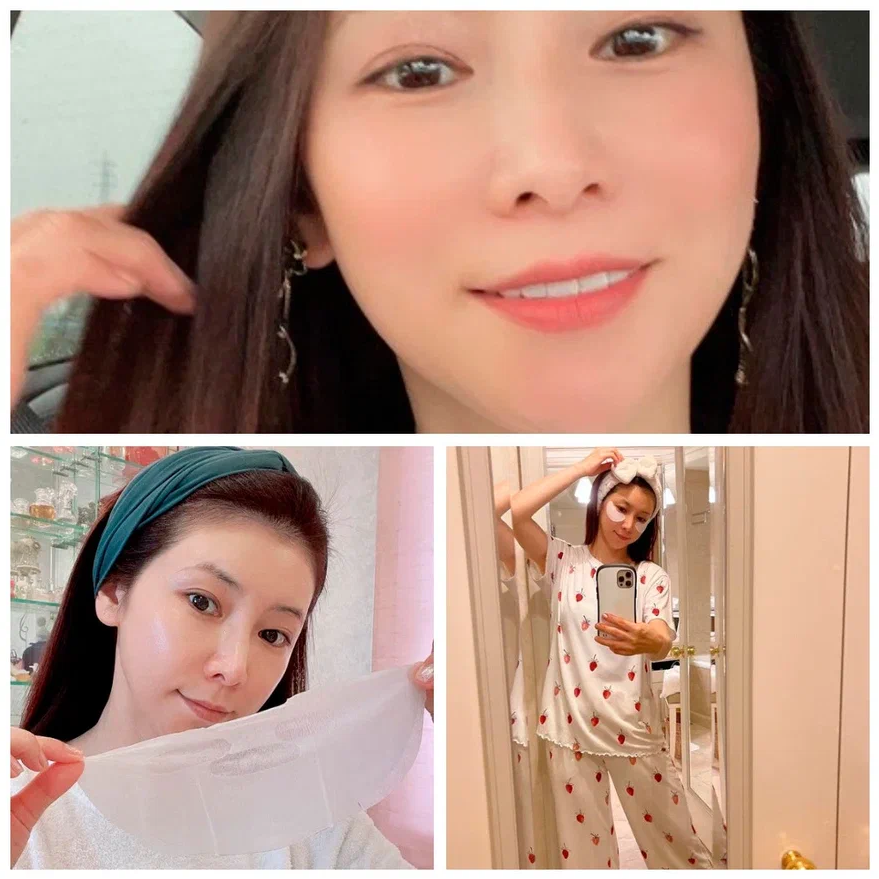 Масако демонстрирует важность ухода за кожей, фотоколлаж автора