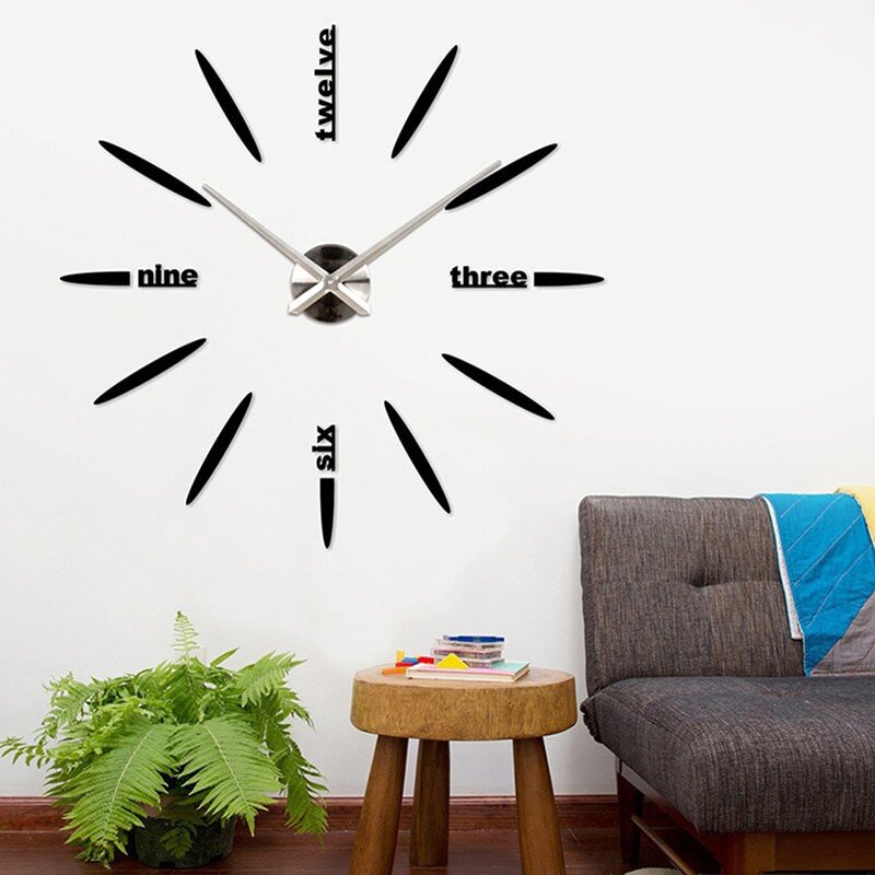 Источник https://ae01.alicdn.com/kf/HTB1uzf_OVXXXXXrXXXXq6xXFXXXS/3D-Modern-Frameless-Wall-Clock-Watches-Sticker-Hours-DIY-Home-Office-Decor-New.jpg