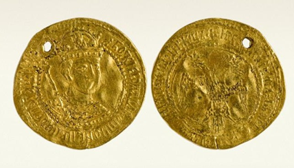 Рис.2. Золотой угорский времен правления Бориса Годунова