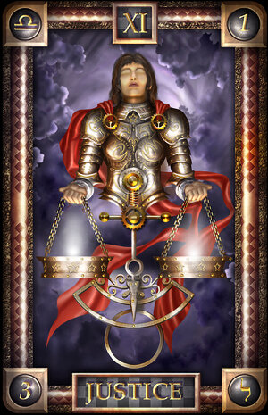 Карта дня - Правосудие. Толкование в конце статьи.