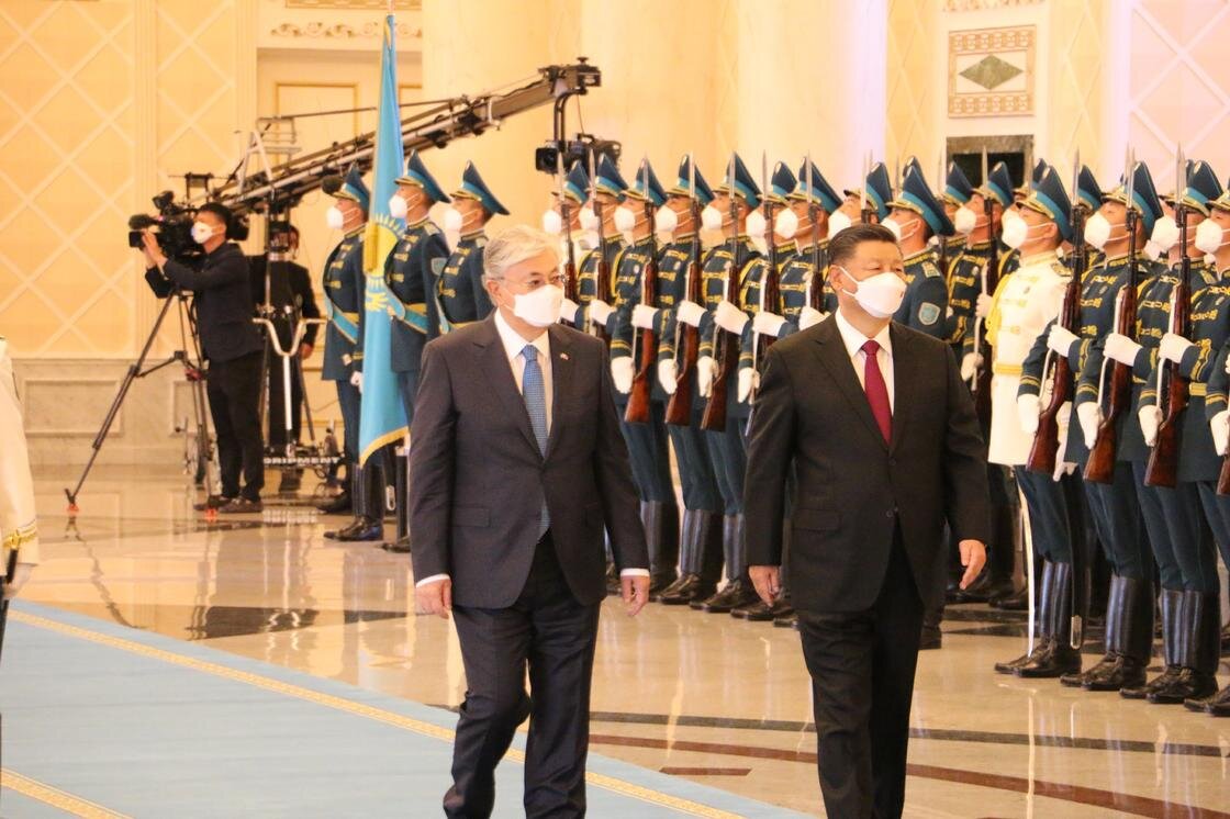    Касым-Жомарт Токаев и Си Цзиньпин:NUR.KZ / Алена Бутенко