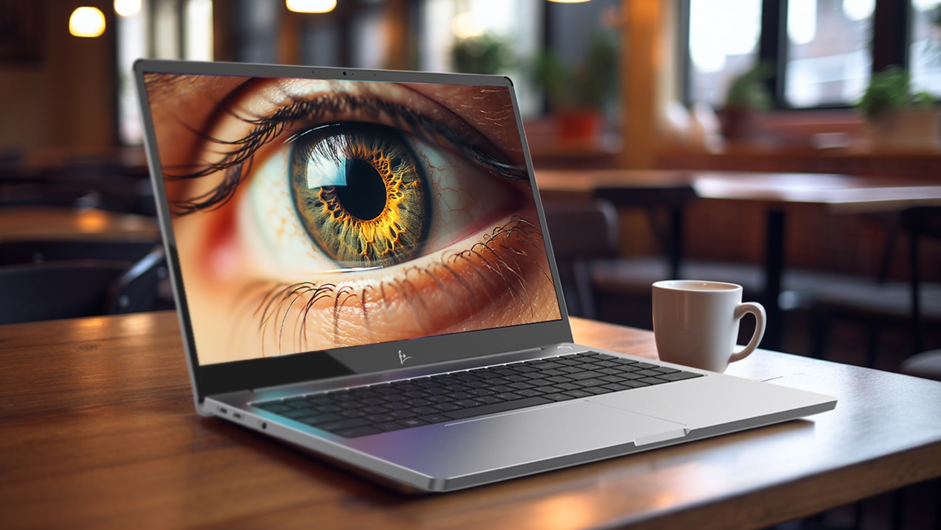 У ноутбуков FPLUS FLaptop яркий IPS-экран с диагональю 15,6" и разрешением Full HD.