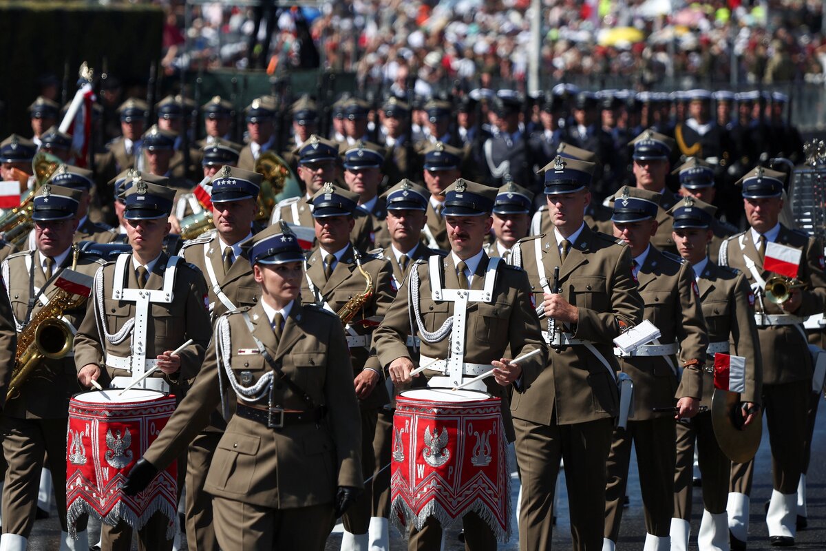 Военный парад в Польше, август 2023 года. Фото: Reuters