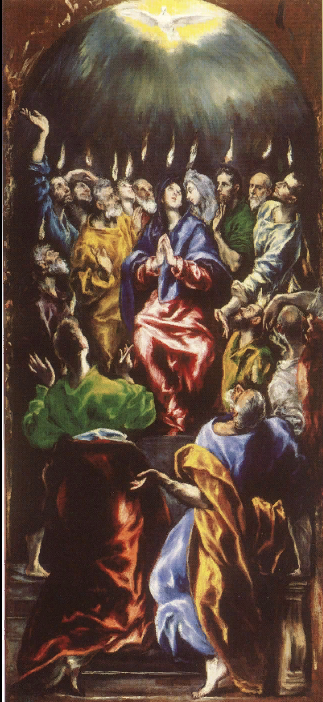 Эль Греко. «Пятидесятница»