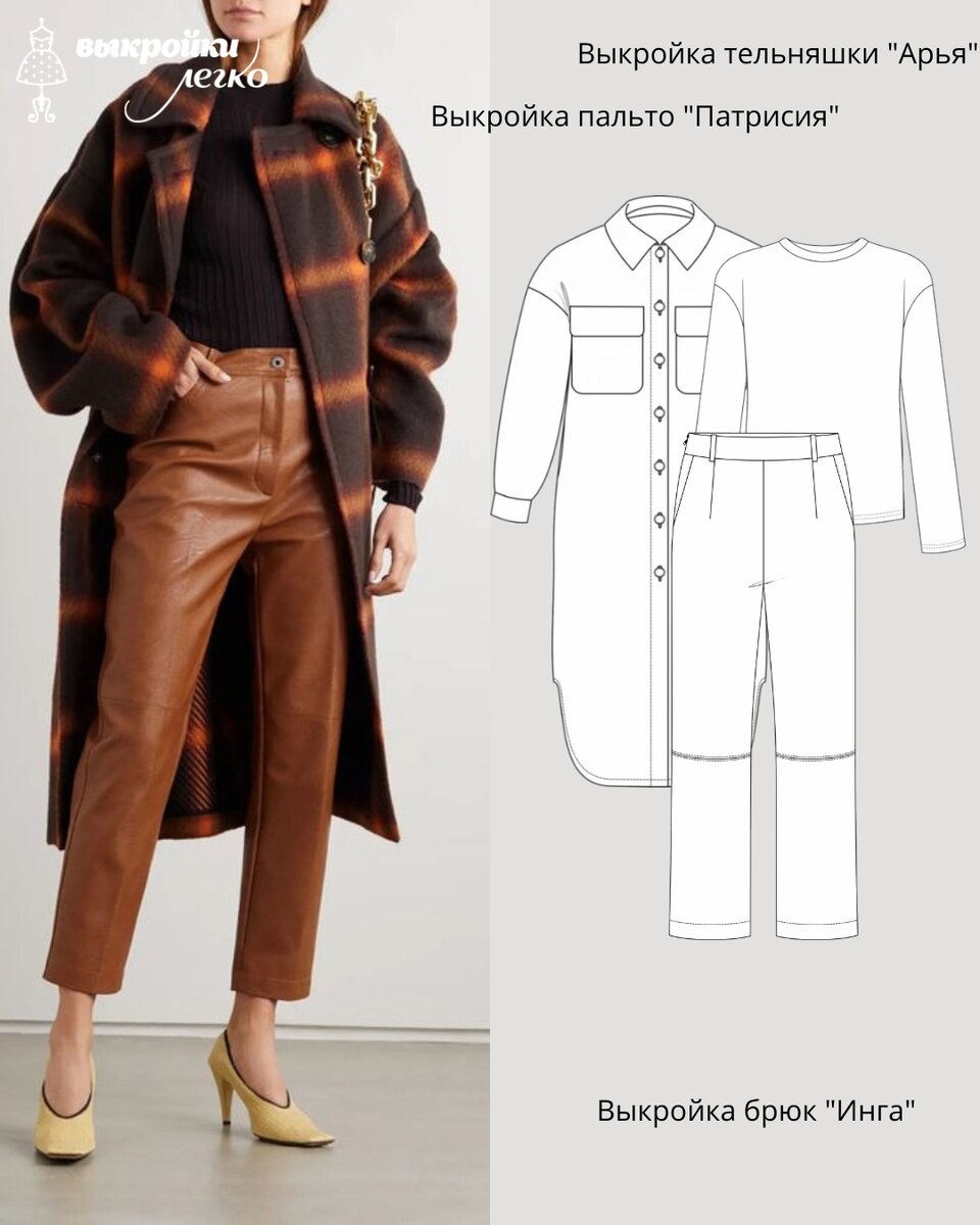 Выкройка кожаных брюк женских МК кожаные скини Balmain / шить кожу Modello pantaloni, Couture, Pantaloni