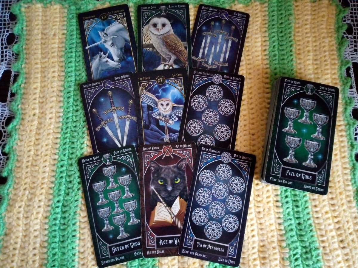 Таро-поток. Фото автора 